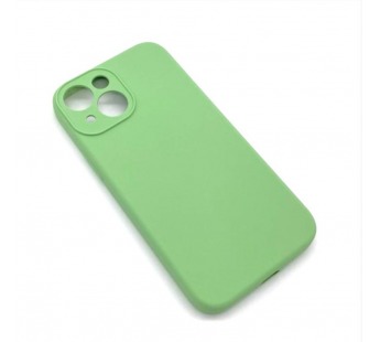 Чехол iPhone 13 Mini Silicone Case (Full Camera/с Лого) №16 Мятно-Зеленый#1999673