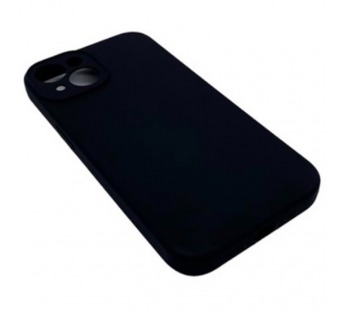 Чехол iPhone 14 Silicone Case (Full Camera/с Лого) №01 Черный#2037295