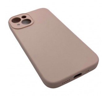 Чехол iPhone 14 Silicone Case (Full Camera/с Лого) №04 Розовый Песок#2037293