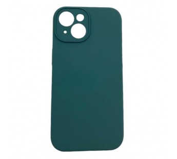 Чехол iPhone 14 Silicone Case (Full Camera/с Лого) №13 Сосновая Хвоя Зеленая#1999539