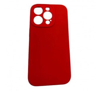 Чехол iPhone 14 Pro Silicone Case (Full Camera/с Лого) №12 Красный#1999552