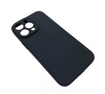 Чехол iPhone 14 Pro Silicone Case (Full Camera/с Лого) №28 Серая Сажа#1999787