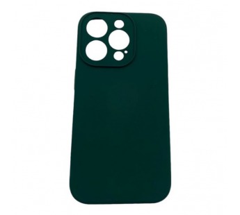 Чехол iPhone 14 Pro Max Silicone Case (Full Camera/с Лого) №08 Зеленый Сосновый Лес#1999588
