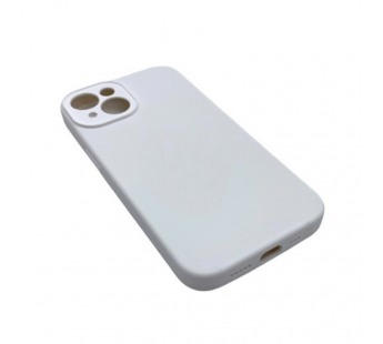 Чехол iPhone 13 Mini Silicone Case (Full Camera/с Лого) №02 Белый#1999558