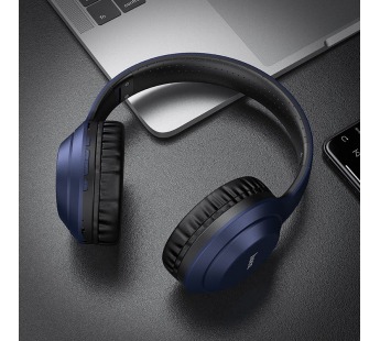 Bluetooth-наушники полноразмерные Hoco W30 (повр. уп.) (blue/black) (231949)#2000287
