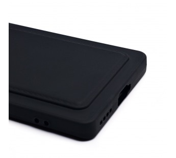 Чехол-накладка - SC337 с картхолдером для "Infinix Note 40 Pro 4G" (black) (230696)#2106002