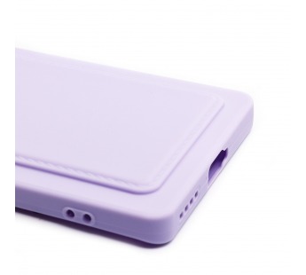 Чехол-накладка - SC337 с картхолдером для "Infinix Note 40 Pro 4G" (light violet) (230698)#2106007