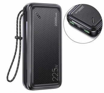 Внешний аккумулятор 20000 mAh USAMS US-CD168 PB60 (2USB/QC/PD/22.5W) черный#2047991