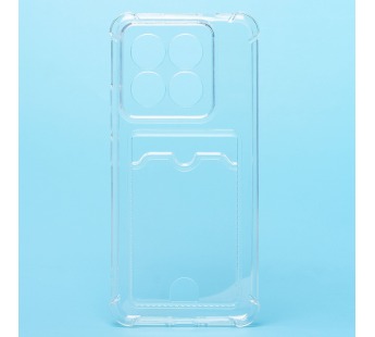 Чехол-накладка - SC276 с картхолдером для "Xiaomi 14 Pro" (transparent) (224956)#2005011