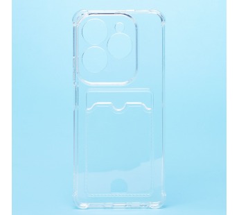 Чехол-накладка - SC278 с картхолдером для "TECNO Spark 20 Pro" (transparent) (231673)#2004962