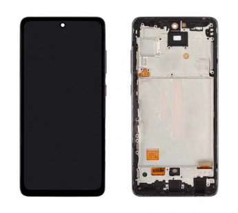 Дисплей для Samsung A525F/A526B/A528B Galaxy A52/A52/A52s 5G в рамке + тачскрин (черный) (TFT copy)#2053179