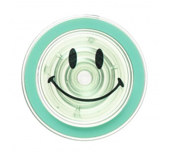 Держатель для телефона Popsockets PS64 Smile SafeMag (light green) (229307)#2003641