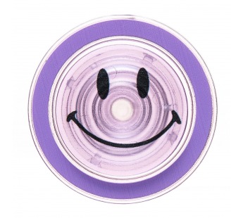 Держатель для телефона Popsockets PS64 Smile SafeMag (light violet) (229306)#2003645