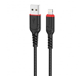 Кабель USB - Apple lightning Hoco X59 Victory 300см 2,4A  (black) (229354)#2004075