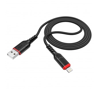 Кабель USB - Apple lightning Hoco X59 Victory 300см 2,4A  (black) (229354)#2018844