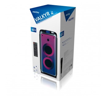 Колонка SmartBuy VALKYR 2, 60Вт, Bluetooth, MP3-FM, микрофон (SBS-5550)#2002598