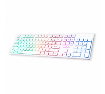 Клавиатура проводная SmartBuy ONE 251 USB (белый) SBK-251U-W)#2002793