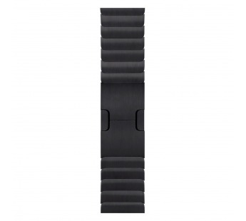 Ремешок - ApW34 металл блочный на застежке Apple Watch 38/40/41 mm (black) (230492)#2003825