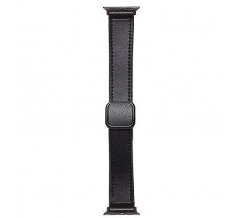 Ремешок - ApW38 Square buckle Apple Watch 38/40/41мм экокожа (black) (230522)#2003801