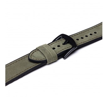 Ремешок - ApW39 Skin Apple Watch 38/40/41мм экокожа (dark green) (230533)#2003784