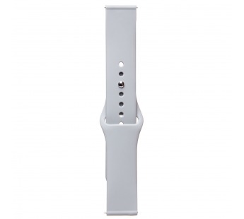 Ремешок - WB34 20 мм универсальный Sport Band силикон на кнопке (gray) (230562)#2003749