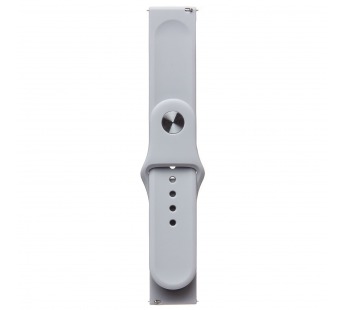 Ремешок - WB34 Sport Band силикон на кнопке Универсальный 22мм (gray) (230559)#2005944