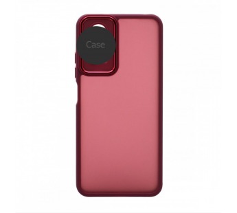 Чехол Protect Camera для Apple iPhone 12/6.1 (004) бордовый#2002851