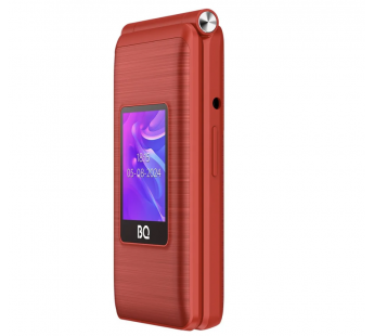 Мобильный телефон BQ 2412 Shell Duo раскладушка красный (2.4"+1.77"/800 mAh)#2022731