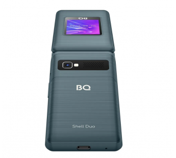 Мобильный телефон BQ 2412 Shell Duo раскладушка синий (2.4"+1.77"/800 mAh)#2022743