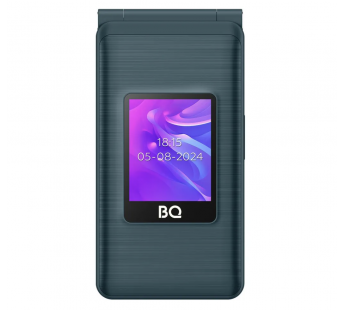 Мобильный телефон BQ 2412 Shell Duo раскладушка синий (2.4"+1.77"/800 mAh)#2022746