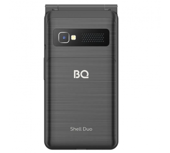 Мобильный телефон BQ 2412 Shell Duo раскладушка черный (2.4"+1.77"/800 mAh)#2022750