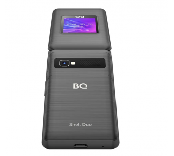 Мобильный телефон BQ 2412 Shell Duo раскладушка черный (2.4"+1.77"/800 mAh)#2022751