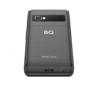 Мобильный телефон BQ 2412 Shell Duo раскладушка черный (2.4"+1.77"/800 mAh)#2022752