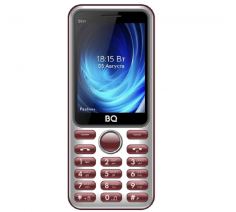 Мобильный телефон BQ 2833 Slim красный (2.8"/0.3МП/1000mAh)#2060431