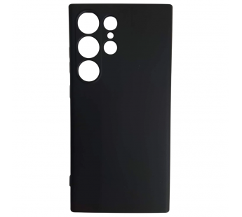 Чехол силиконовый Samsung S24 Ultra Silicone Cover без лого черный#2145930
