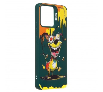 Чехол-накладка - SC335 для "Realme C30"  (собака) (dark green) (227252)#2090691