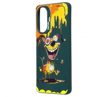 Чехол-накладка - SC335 для "Realme C55"  (собака) (dark green) (227258)#2090679