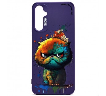 Чехол-накладка - SC335 для "Samsung Galaxy A05s"  (кот) (violet) (227948)#2008595