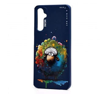 Чехол-накладка - SC335 для "Samsung Galaxy A05s"  (овечка) (dark blue) (227944)#2090722