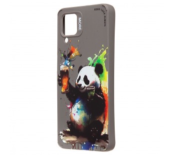 Чехол-накладка - SC335 для "Samsung Galaxy A12"  (панда) (grey) (227130)#2090811