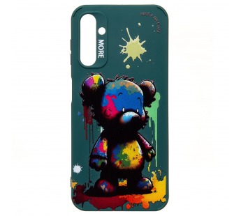 Чехол-накладка - SC335 для "Samsung Galaxy A14 4G"  (медведь) (dark green) (227121)#2005536