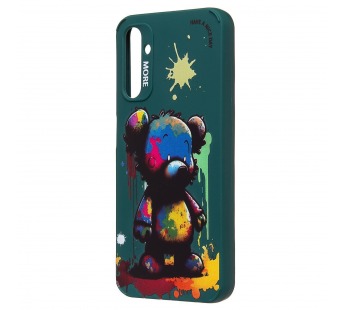 Чехол-накладка - SC335 для "Samsung Galaxy A14 4G"  (медведь) (dark green) (227121)#2090802