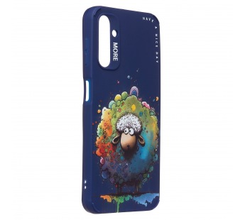 Чехол-накладка - SC335 для "Samsung Galaxy A14 4G"  (овечка) (dark blue) (227116)#2090798