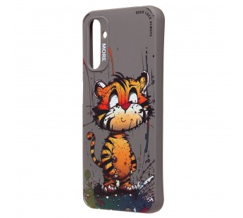 Чехол-накладка - SC335 для "Samsung Galaxy A14 4G"  (тигр) (gray) (227119)#2090790