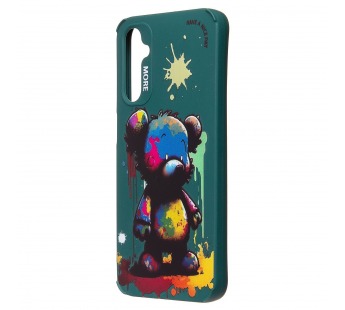 Чехол-накладка - SC335 для "Samsung Galaxy A24 4G"  (медведь) (dark green) (227145)#2090784