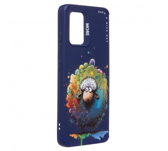 Чехол-накладка - SC335 для "Samsung Galaxy A32 4G"  (овечка) (dark blue) (227158)#2090865