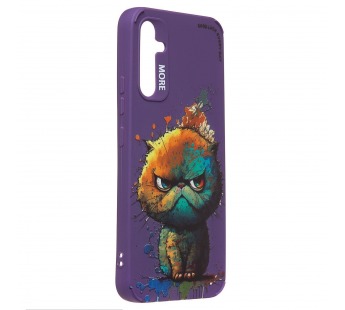 Чехол-накладка - SC335 для "Samsung Galaxy A34"  (кот) (violet) (227135)#2090853