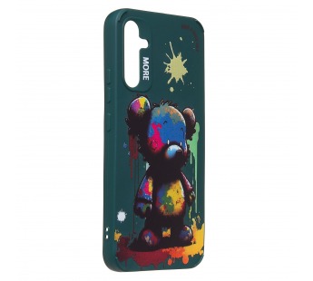Чехол-накладка - SC335 для "Samsung Galaxy A34"  (медведь) (dark green) (227139)#2090850