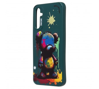 Чехол-накладка - SC335 для "Samsung Galaxy A34"  (медведь) (dark green) (227139)#2090851