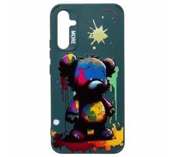 Чехол-накладка - SC335 для "Samsung Galaxy A34"  (медведь) (dark green) (227139)#2005531